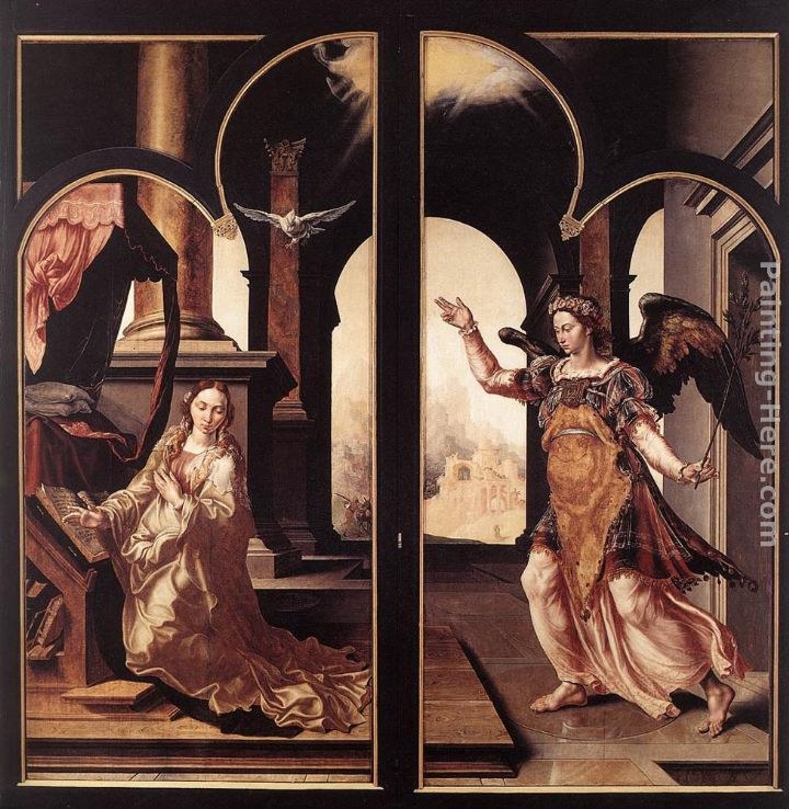 Maerten van Heemskerck Annunciation